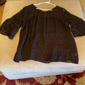 New Direction sheer blouse